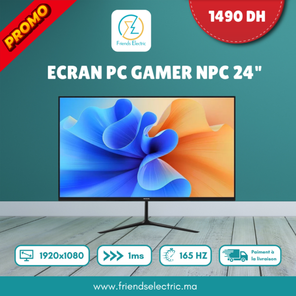 Écran Gamer NPC 24″ 165Hz