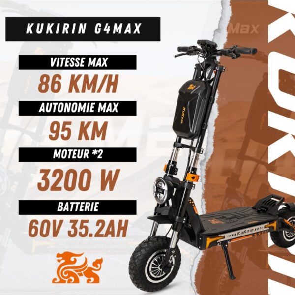 Trottinette Électrique Kukirin G4 Max