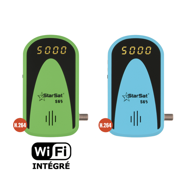 Récepteur StarSat S65 – Wi-Fi intégré et abonnements inclus