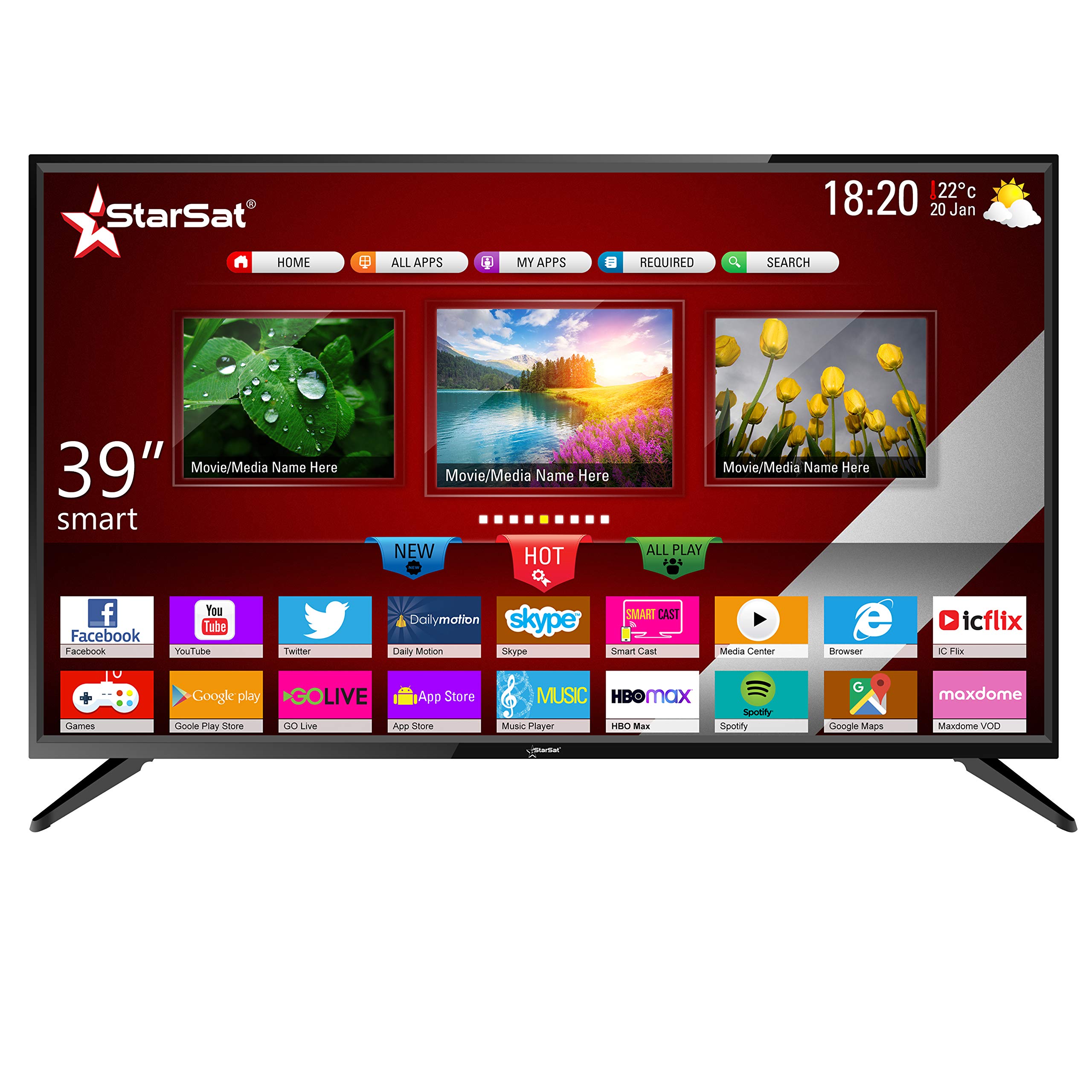 81Zz7-UCv6L StarSat Smart TV LED Full HD 50 Pouces – Image 1