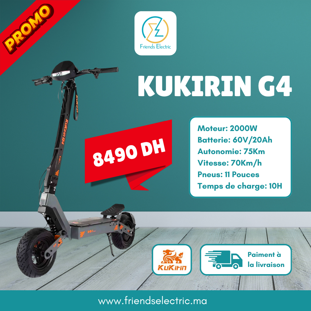 62 Trottinette Électrique KuKirin G4 – Image 1