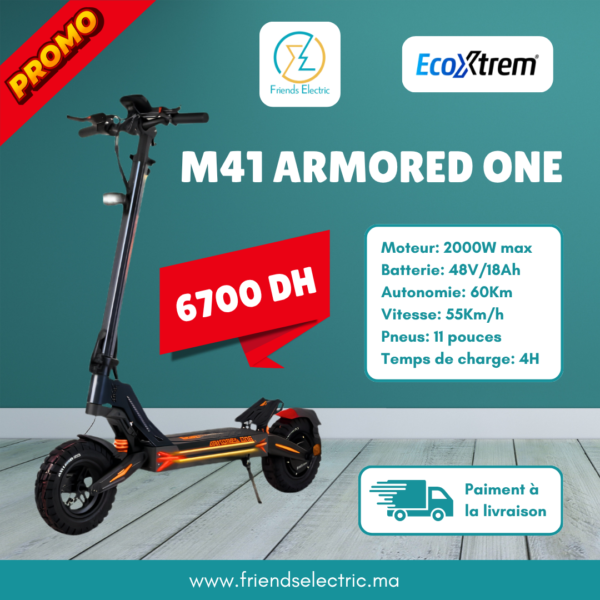Trottinette Électrique EcoXtrem M41 Armored One