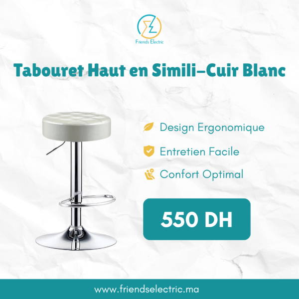Chaise Haute de Cuisine Tournante et Réglable