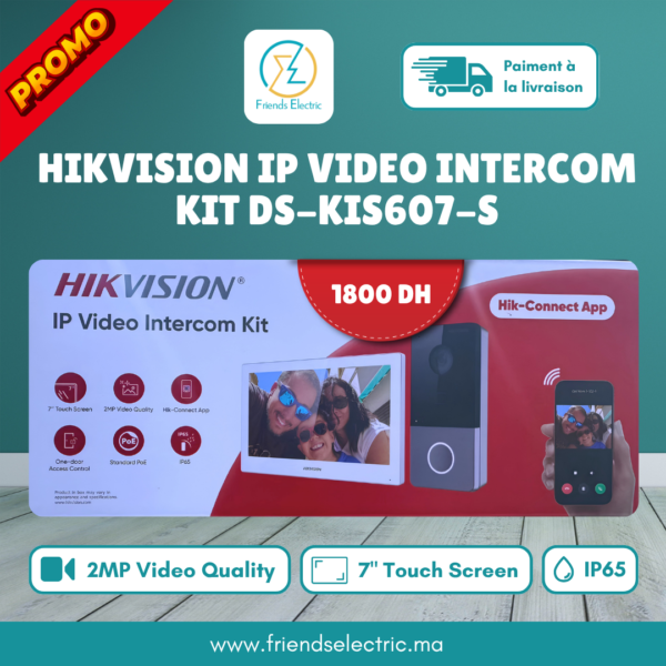 Kit Visiophone IP Hikvision DS-KIS607-S