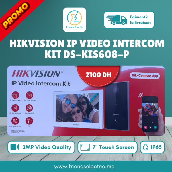 Kit Visiophone IP Hikvision DS-KIS608-P