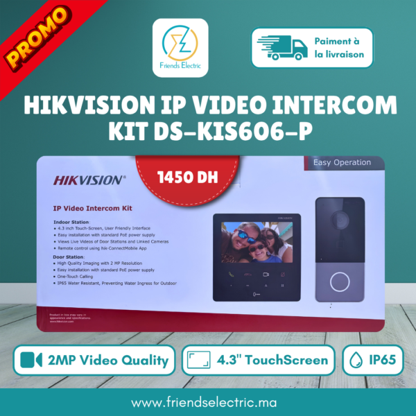 Kit Visiophone IP Hikvision DS-KIS606-P