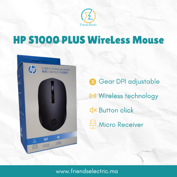 HP S1000 PLUS Wireless Mouse