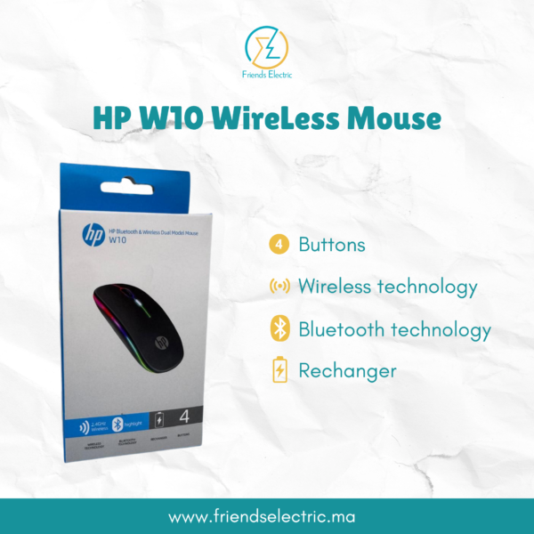 HP W10 Wireless Mouse