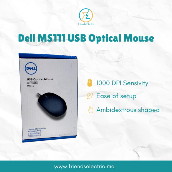 DELL MS111 USB Optical Mouse