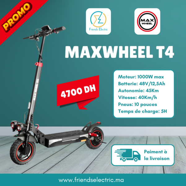 Trottinette Électrique MaxWheel T4