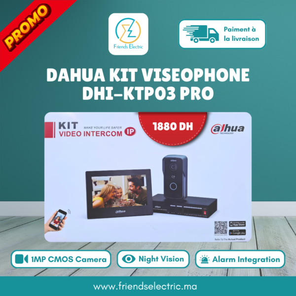 Kit Visiophone IP Dahua DHI-KTP03 Pro