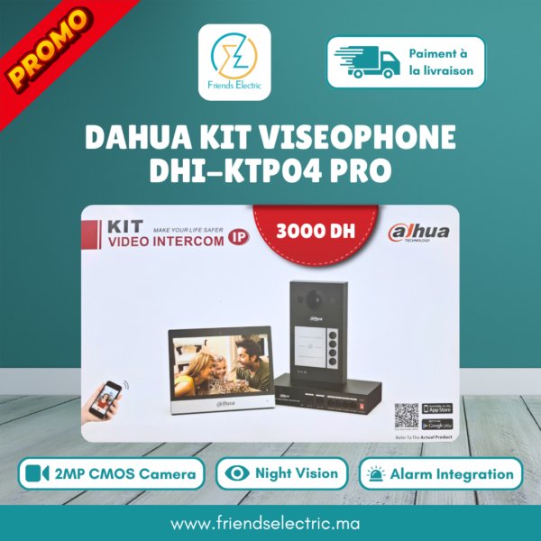 Kit Visiophone IP Dahua DHI-KTP04 Pro