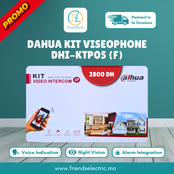 Kit Visiophone IP Dahua DHI-KTP05(F)