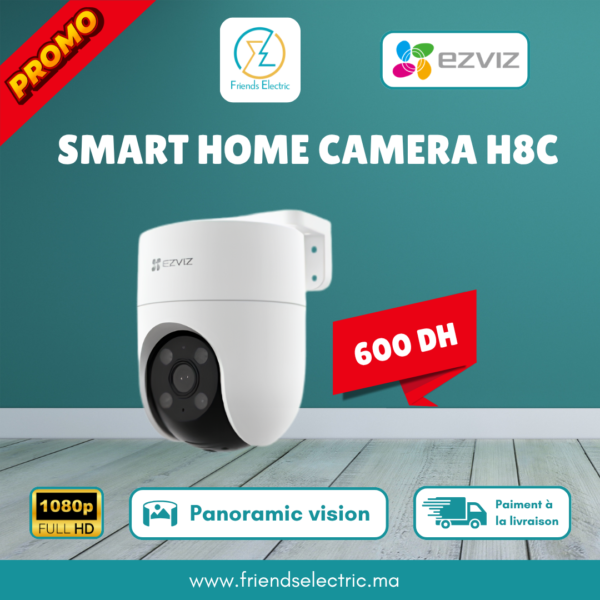 Caméra Wi-Fi Intelligente EZVIZ H8c