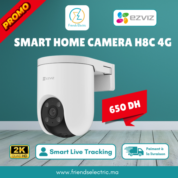 Caméra 4G Intelligente EZVIZ H8c 4G