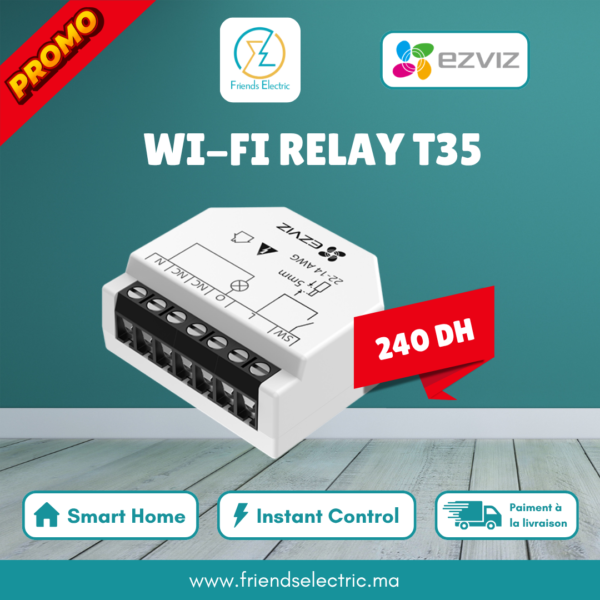 Relais Wi-Fi Intelligent EZVIZ T35