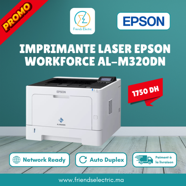 Imprimante Laser Monochrome Epson WorkForce AL-M320DN