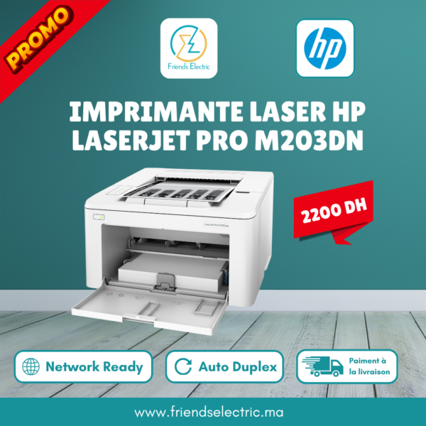 Imprimante Laser Monochrome HP LaserJet Pro M203dn