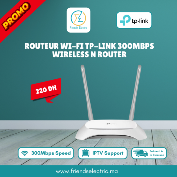 Routeur Wi-Fi TP-Link 300Mbps Wireless N Router