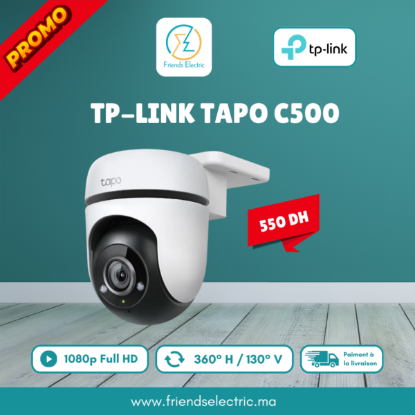 Caméra de Surveillance TP-Link Tapo C500 – WiFi Outdoor 1080p 360°