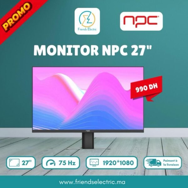 Moniteur NPC 27 Pouces Full HD 75 Hz