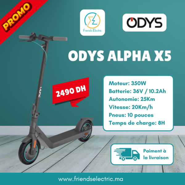 Trottinette Électrique ODYS Alpha X5