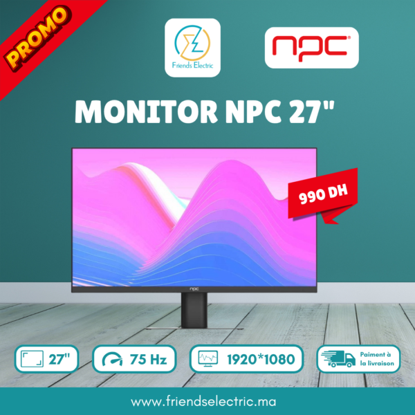 Écran NPC 27" – 75Hz