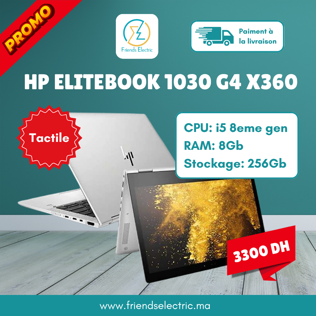 Copy of friends electric (13) HP EliteBook x360 1030 G4 – 13,3" Tactile – Image 1