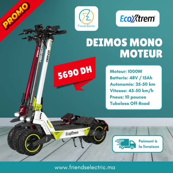 Trottinette Électrique EcoXtrem Deimos Mono Moteur
